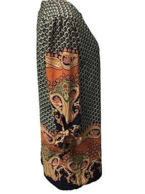 2:$25 Forever 21 Women Green Casual Dress Paisley Boho Size XS